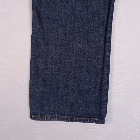 Levis 559 Relaxed Straight Jeans Mens 36x34 Dark Wash Blue Denim fits 36x32 - Picture 11 of 16